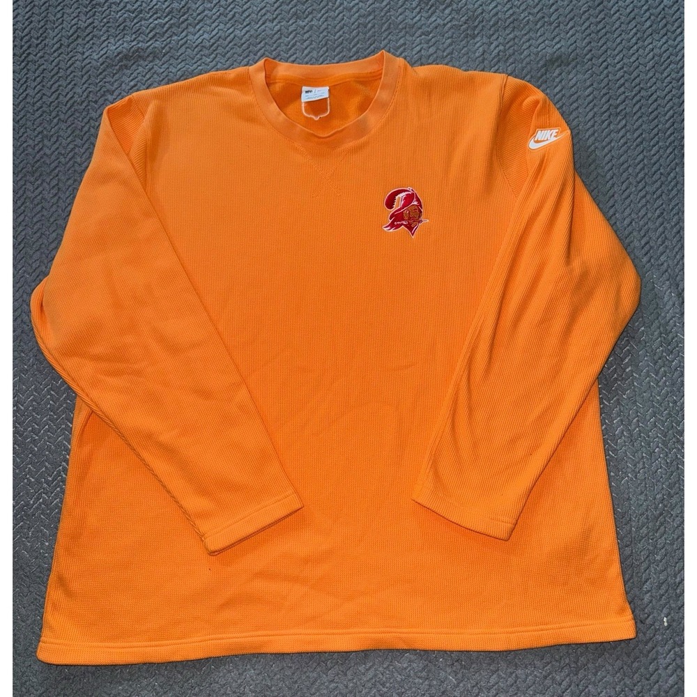 Tampa Bay Buccaneers Nike Men's Coaches Pullover Shirt Waffle Weave Sz 3XL